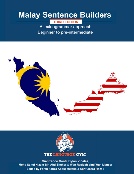 Malay Sentence Builder Third Edition - Beginner, 100% Authentic - 9783949651403.