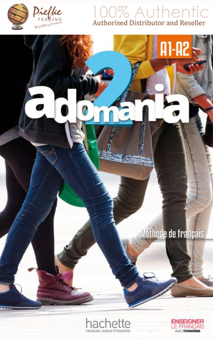 Adomania : 2-A1-A2 Student book ( 100% Authentic ) 9782014015232 | Adomania 2: A1-A2 Livre de l'élève + DVD-ROM: A1.2 / A2.1 (French Edition)