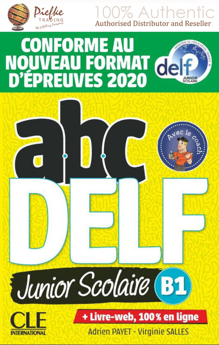 ABC Delf Junior Scolaire : B1 Junior ( 100% Authentic ) 9782090351965 | ABC DELF Junior Scolaire: B1 student's book + DVD + Web-book