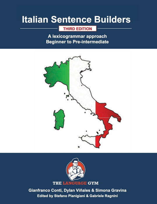 ITALIAN SENTENCE BUILDERS - Beginner to Pre-intermediate, 2nd Edition, 100% Authentic - 9783949651472