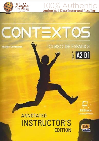 Contextos : A2-B1 Teachers Book ( 100% Authentic ) 9788498489149 | Contextos A2/B1 - Libro del profesor