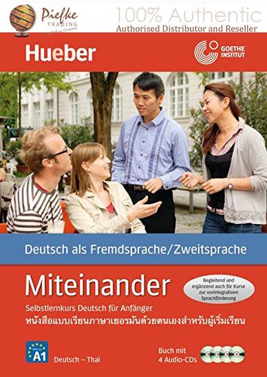 Miteinander : A1 Course Book ( 100% Authentic ) 9783194095090 | Miteinander. Selbstlernkurs Deutsch für Anfänger. Ausgabe Thai