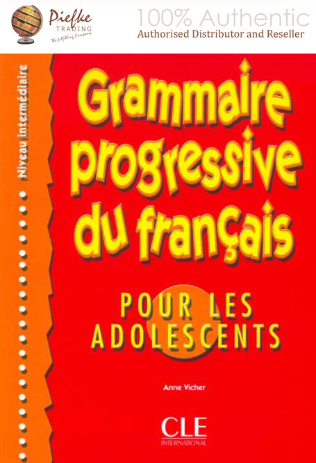 Grammaire Progressive Du Francais: Por Les Adolescents - Interm.Level ( 100% Authentic ) 9782090338683