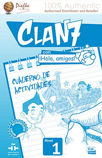 Exercieses Book (Level 1): Cuaderno de actividades (Clan 7) ( 100% Authentic ) 9788498485370