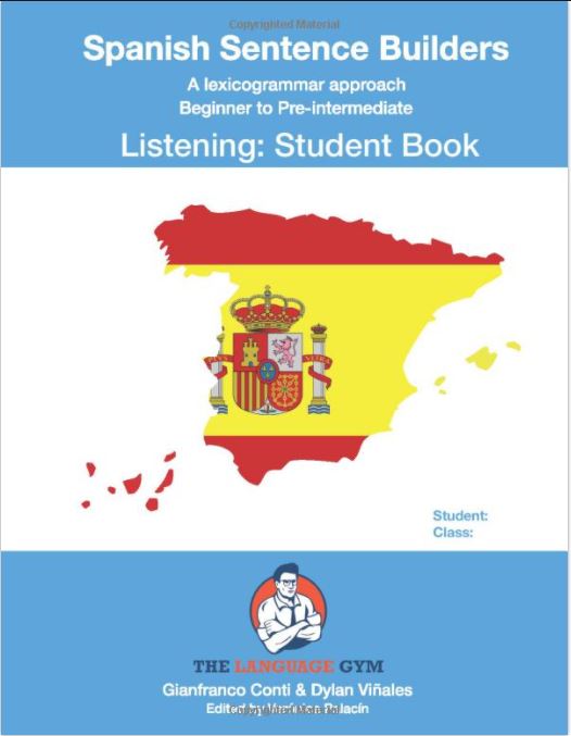 Spanish Sentence Builders - LISTENING, Student Book B to Pre-GE, 100% Authentic - 9783949651052