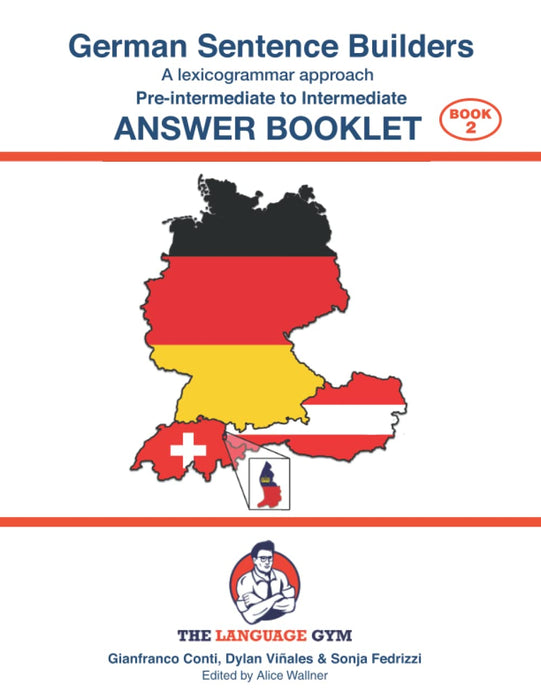German Sentence Builders - Pre-intermediate to Intermediate, ANSWER BOOK, 100% Authentic - 9783949651328