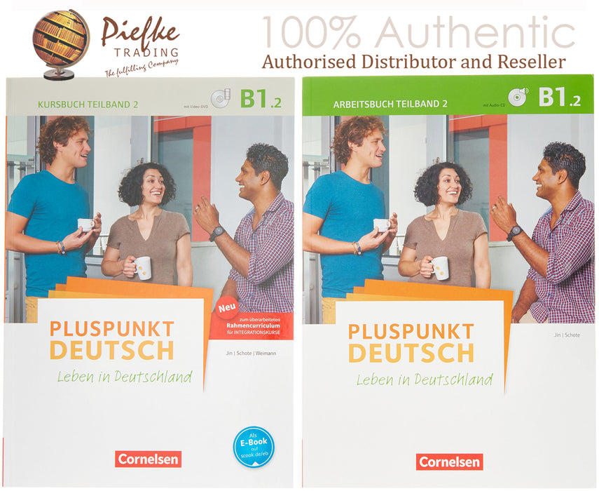 Pluspunkt Deutsch : B1.2 Cours/workbk 2d ( 100% Authentic ) 9783061208455 | Leb.B1/2 Paket 2.A