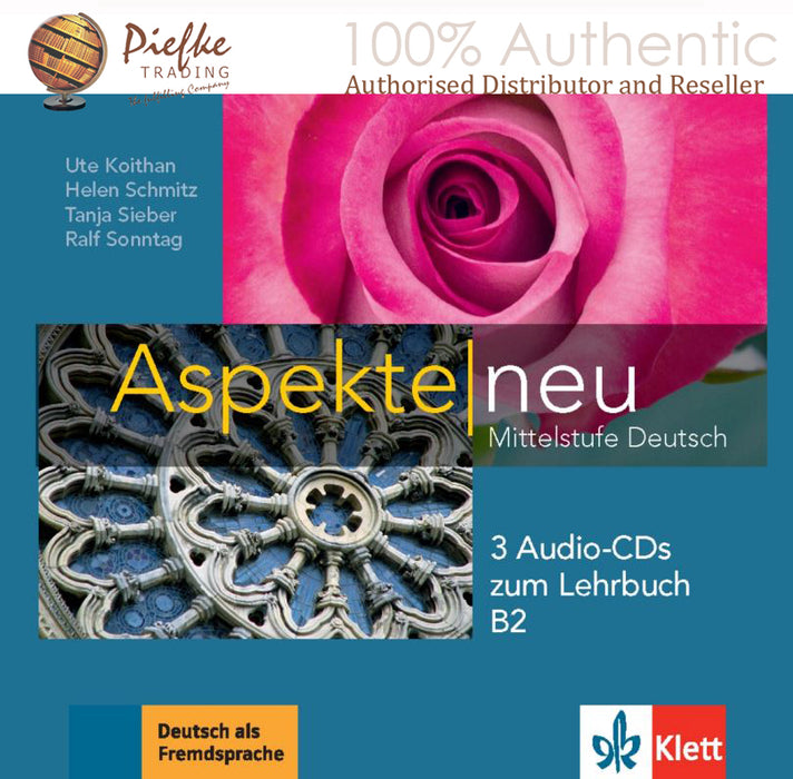 Aspekte neu B2 3CDs z Lehrbuch: WORKBOOK: 100% Authentic - 9783126050296