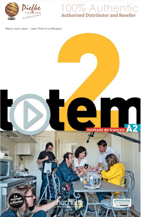 Totem : 2 Student Book ( 100% Authentic ) 9782011560551 | Totem 2 : Livre de l'élève + DVD-ROM + manuel numerique simple inclus (A2) (French Edition)