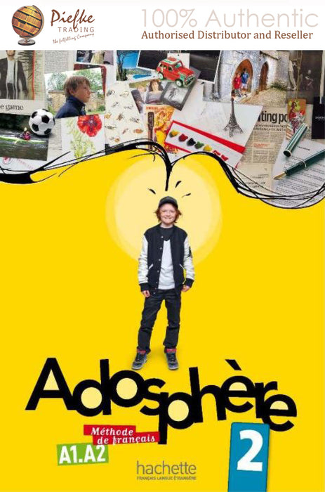 Adosphere : 2-A1-A2 Student book ( 100% Authentic ) 9782011557155 | Adosphere 2 : A1-A2 Livre de l'Eleve 2 & CD Audio (French Edition)