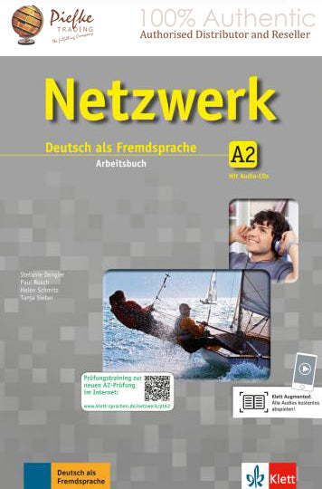 Netzwerk A2 Arbeitsbuch: Workbook +2Audio: 100% Authentic - 9783126069991