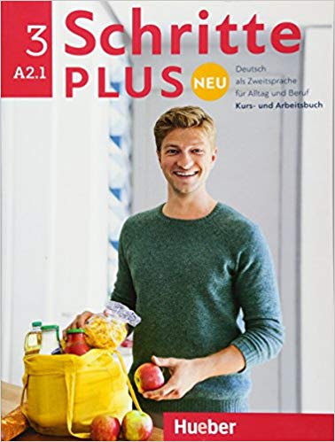 Schritte Plus Neu - sechsbandige Ausgabe: Kursbuch + Arbeitsbuch A2.1 + CD zum