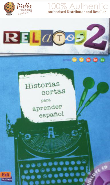Relatos  : Stories 2 (Book+CD) ( 100% Authentic ) 9788498485295 | Relatos 2 (Libro + CD) 10 Graded Short Stories: Libro + CD 2 (A1-C1)