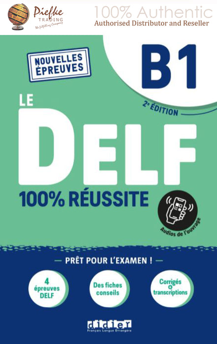 Le DELF B1 2021 100% REUSSITE LIVRE + didierfle.app: 100% Authentic - 9782278102532