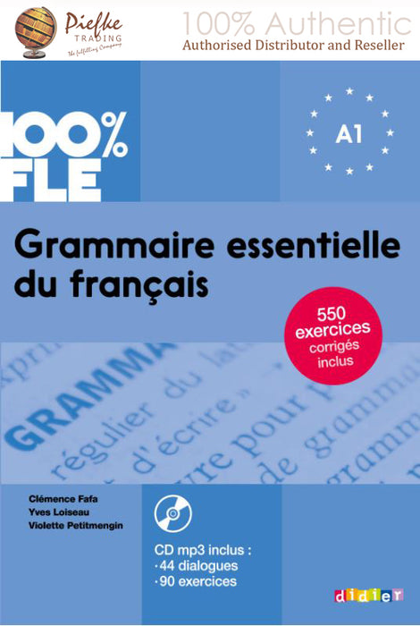 Grammaire essentielle du Français A1 2018 LIVRE + CD: 100% Authentic - 9782278090945