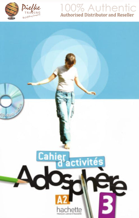 Adosphere : 3-A2 Activity book ( 100% Authentic ) 9782011557131 | Adosphere 3 : A2 Cahier d'Exercices & Audio (French Edition)