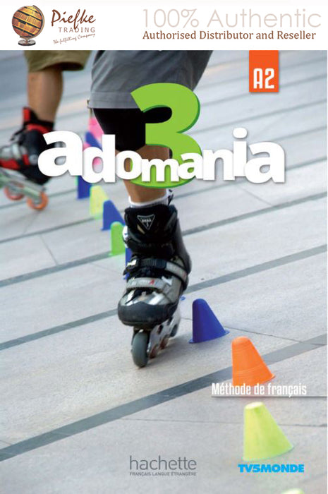 Adomania : 3-A2 Student book ( 100% Authentic ) 9782014015423 | Adomania 3: A2 Livre de l'élève + DVD-ROM