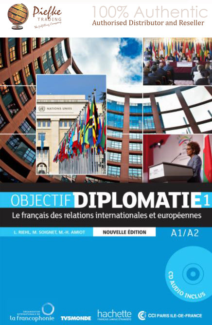 Objectif Diplomatie 1 : Student / New Edition Book ( 100% Authentic ) 9782015135359