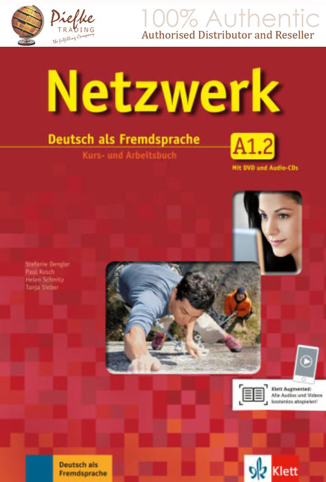 Netzwerk A1.2 Kurs- und Arbeitsbuch Teil2 : Textbook and workbook Part2 +CD+DVD: 100% Authentic - 9783126061322