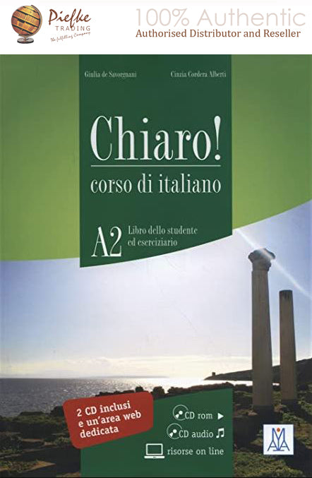 Chiaro! : Level A2 ( 100% Authentic ) 9788861821491 | Chiaro! A2 (libro + CD ROM + CD audio) :CHIARO CURSO ITALIANO A2 Paperback