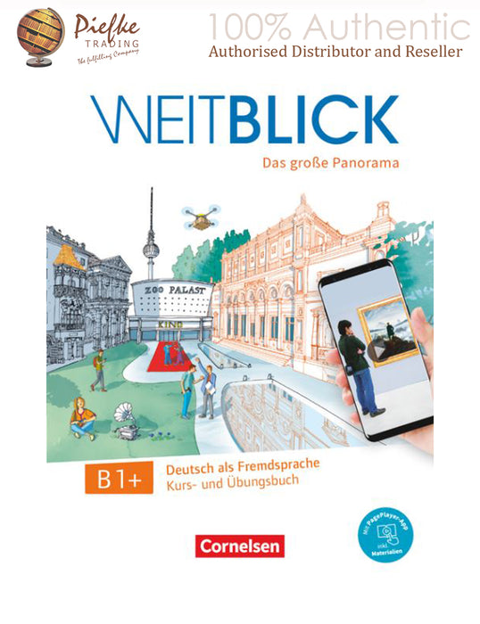 Weitblick - Das große Panorama : B2 Course/workbook ( 100% Authentic ) 9783061208837 | Weitblick B1+ - Kurs- und Übungsbuch: Mit PagePlayer-App inkl. Audios, Videos, Texten und Übungen