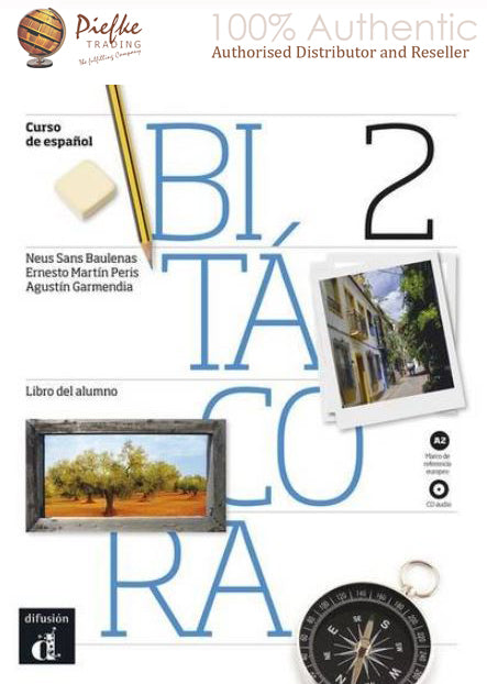 Bitacora : 2 Student Book ( 100% Authentic ) 9788484438052 | Bitacora 2 Libro del alumno + CD