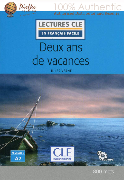 Deux ans de vacances - Niveau 2/A2 - Lecture CLE en français facile ( 100% Authentic ) 9782090311273