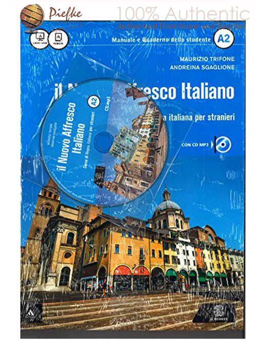 il nuovo affresco italiano : A2 course book ( 100% Authentic ) 9788800807098 | Trifone- NUOVO Affresco it. A2 vol.+2CD audio
