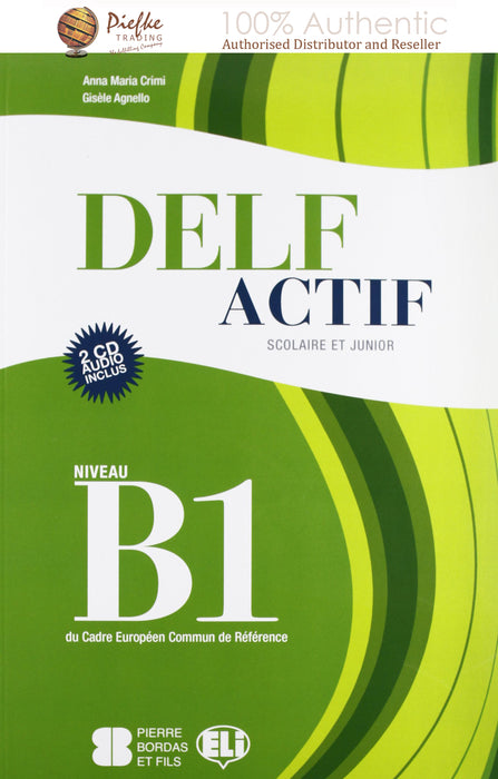 DELF Actif Scolaire et Junior : B1 Book ( 100% Authentic ) 9788853613059 | DELF Actif B1 Scolaire et Junior Book + 2 Audio Audio NEW EDITION 9788853633002