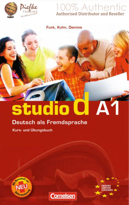 studio d : A1 Course/Workbook ( 100% Authentic ) 9783464207079 | Studio d · German as a foreign language Elementary · A1: Complete volume Course and exercise book with learner audio CD Audio