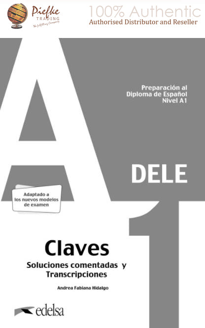 Preparacion DELE : A1 Keys (Claves) ( 100% Authentic ) 9788490817223 | Preparacion al dele inicial A1 (éd. 2020) - Corrigés
