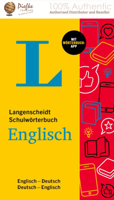Langenscheidt school dictionary English - German - English ( 100% Authentic ) 9783125143937
