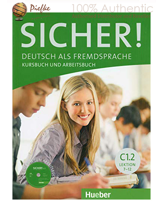 Sicher! : C1.2 Course/Workbook ( 100% Authentic ) 9783197012087 | Sicher! C1/2 Kurs- und Arbeitsbuch mit Audio zum Arbeitsbuch, Lektion 7-12