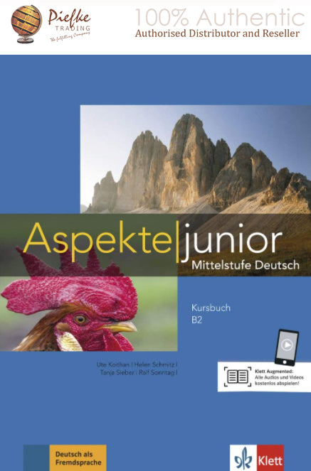 Aspekte junior B2 Kursbuch : student's book: 100% Authentic - 9783126052542