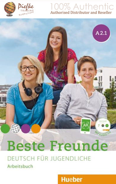 BESTE FREUNDE : A2.1 Workbook ( 100% Authentic ) 9783194010529 | BESTE FREUNDE A2.1 Arbeitsbuch mit Audio-CD Deutsch für Jugendliche (German Edition)