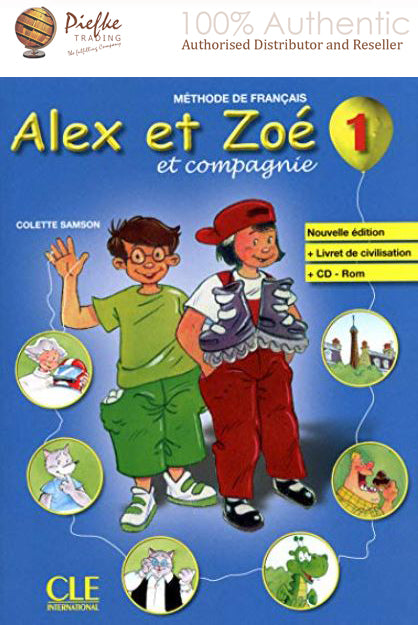 ALEX ET ZOE Level : 1Student's Book ( 100% Authentic ) 9782090383300 | Alex et Zoe et Compagnie - Nouvelle Edition: Livre de l'Eleve + Livret De Civilisation + Audio 1 (French Edition)