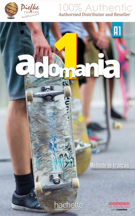 Adomania : A1 Student book ( 100% Authentic ) 9782014015225 | Adomania 1: A1 Livre de l'élève + DVD-ROM