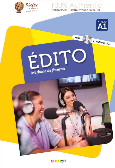 Edito niveau : A1 student book ( 100% Authentic ) 9782278083183 | Edito niveau A1 2016 LIVRE + DVD ROM + livre num Hybride