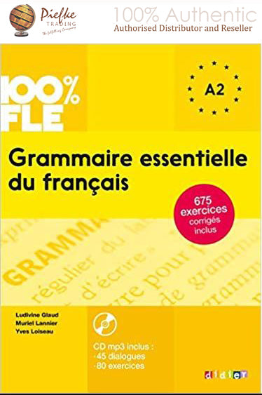 100% FLE - Grammaire essentielle du français A2: Übungsgrammatik w CD ( 100% Authentic ) 9782278081028