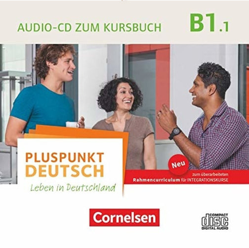 Pluspunkt Deutsch : B1.1 Audio CD ( 100% Authentic ) 9783061207779 | Leb.B1/1 CD 2.A