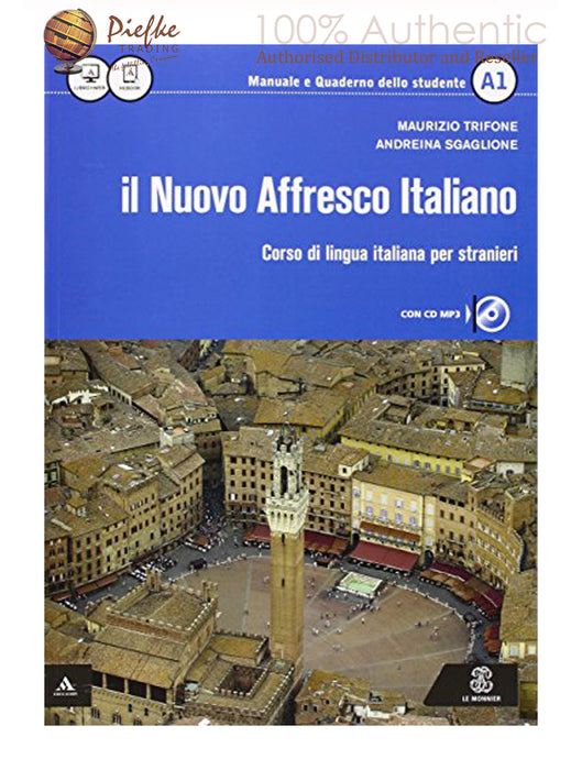 il nuovo affresco italiano : A1 course book ( 100% Authentic ) 9788800807043 | Trifone- NUOVO Affresco it. A1 vol.+2CD audio