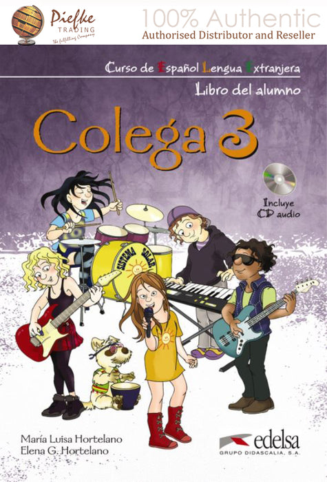 COLEGA : 3 Student/workbook  ( 100% Authentic ) 9788477117285 | COLEGA 3 - ALUMNO + EJERCICIOS + CD AUDIO (PACK)