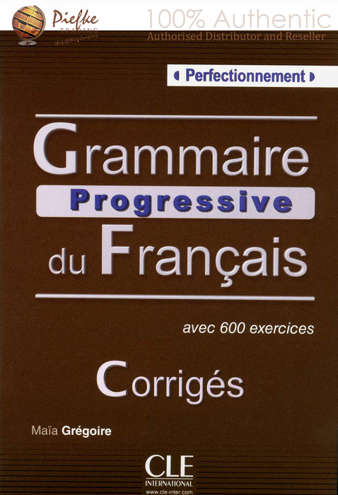 Grammaire progressive du francais : 600 Exercices ( 100% Authentic ) 9782090353600 | Grammaire progressive du Francais : Perfectionnement klucz: Corriges perfectionn Paperback